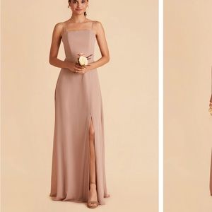 Birdy grey chris convertible dress chiffon taupe size small NWT